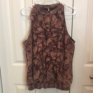 Mossimo paisley tank blouse